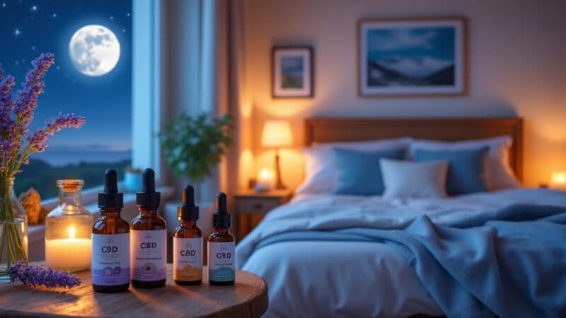 CBD et sommeil : quelles huiles sont les plus efficaces pour mieux dormir