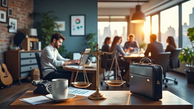 Choisir entre auto-entreprise et société : comparatif pour les créateurs d’activité