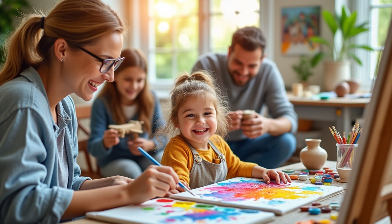 découvrez 10 idées originales de loisirs créatifs à partager en famille, pour renforcer les liens, stimuler la créativité et profiter de moments de déconnexion ensemble. inspirez-vous et plongez dans des activités amusantes et enrichissantes qui raviront petits et grands!