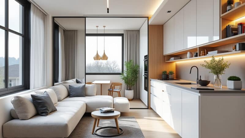 Optimiser la circulation intérieure dans une maison avec peu de m²