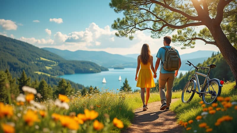 Partir en week-end nature sans voiture : idées de destinations accessibles