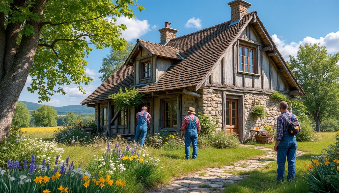 Rénover une maison de campagne sans perdre son charme ancien