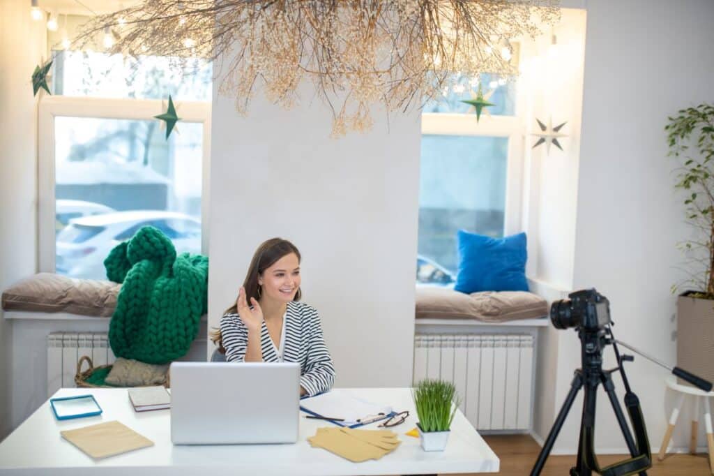 un espace de télétravail
